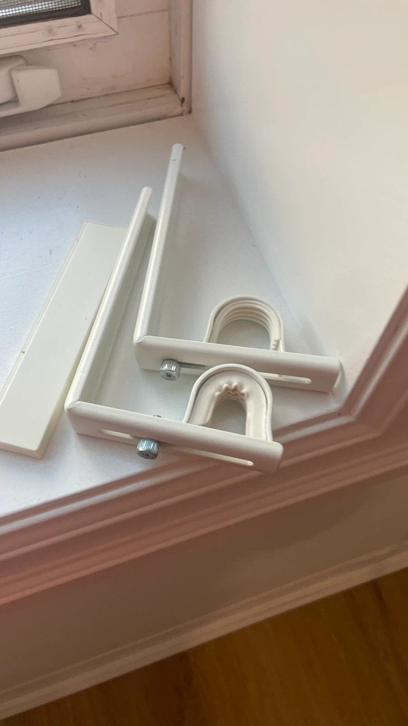 IKEA HUGAD Curtain Rod Combination White 210-385 cm - photo 2