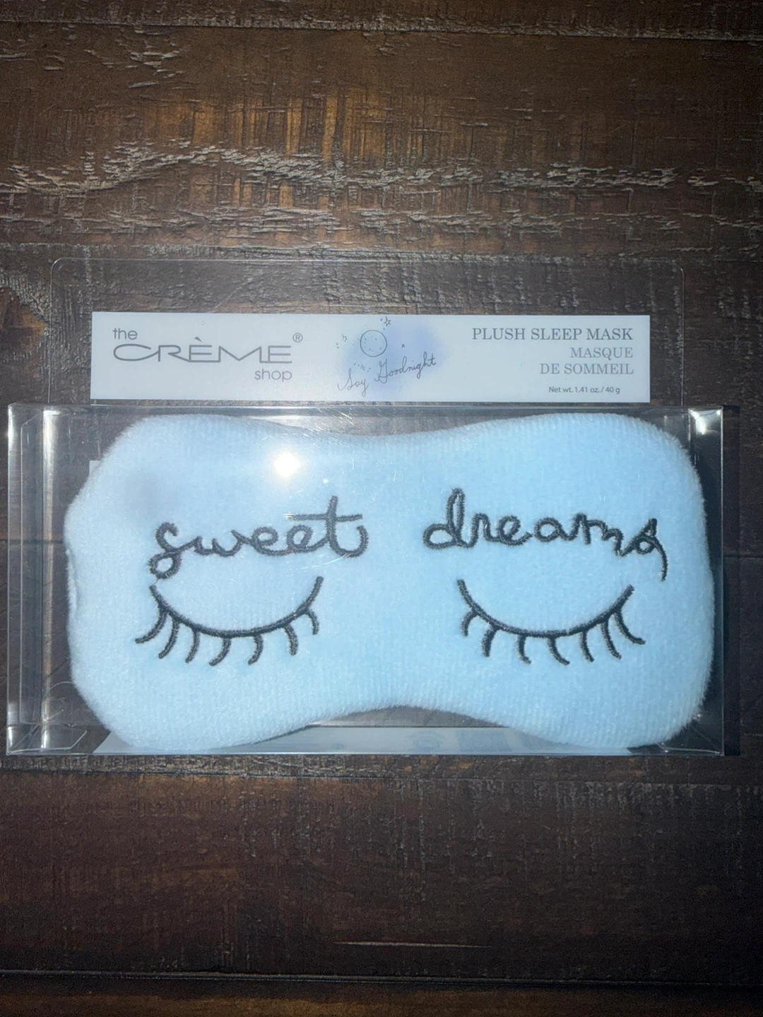 The Crème Shop Plush Sleep Mask