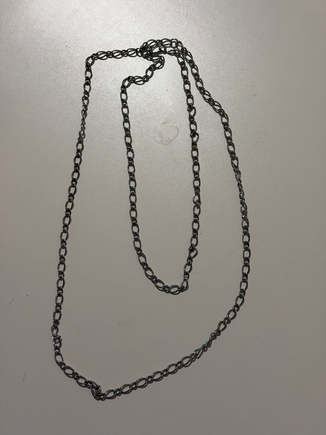 Silver-toned chain necklace
