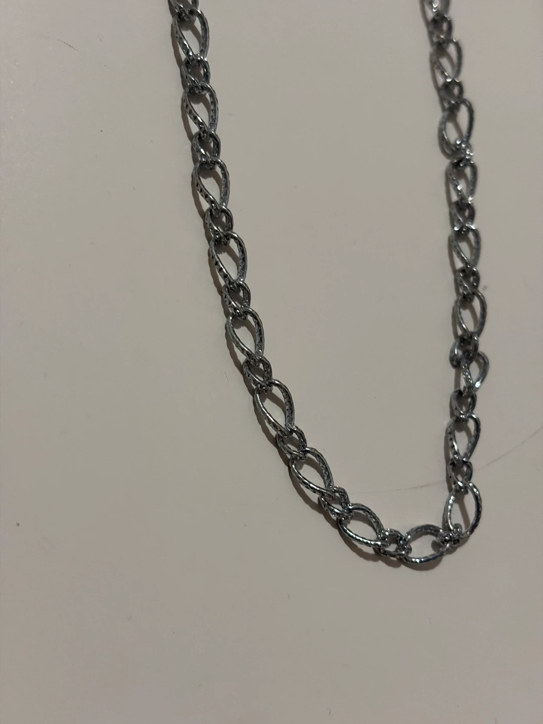 Silver-toned chain necklace - photo 2