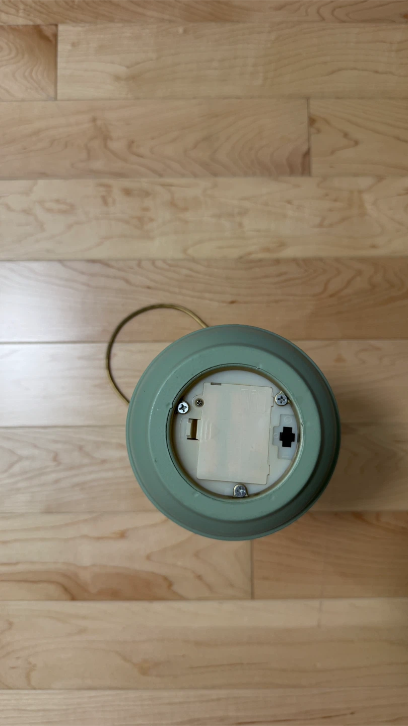 Green Metal Lantern with Handle - photo 3