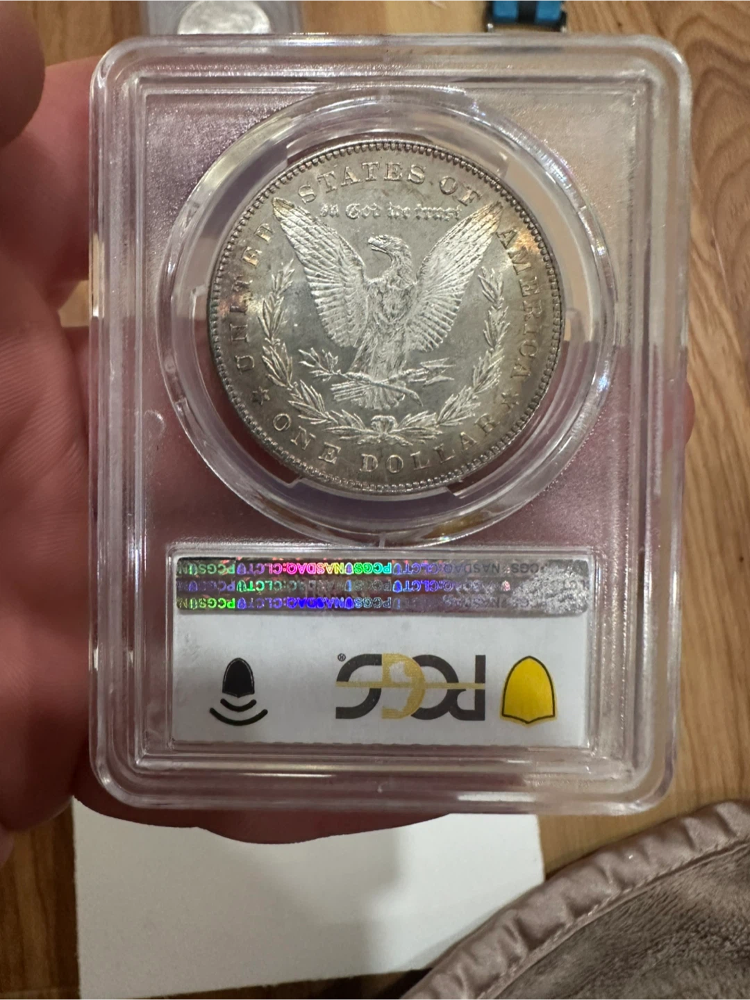 1878 7TF Morgan Silver Dollar PCGS MS63 - photo 2