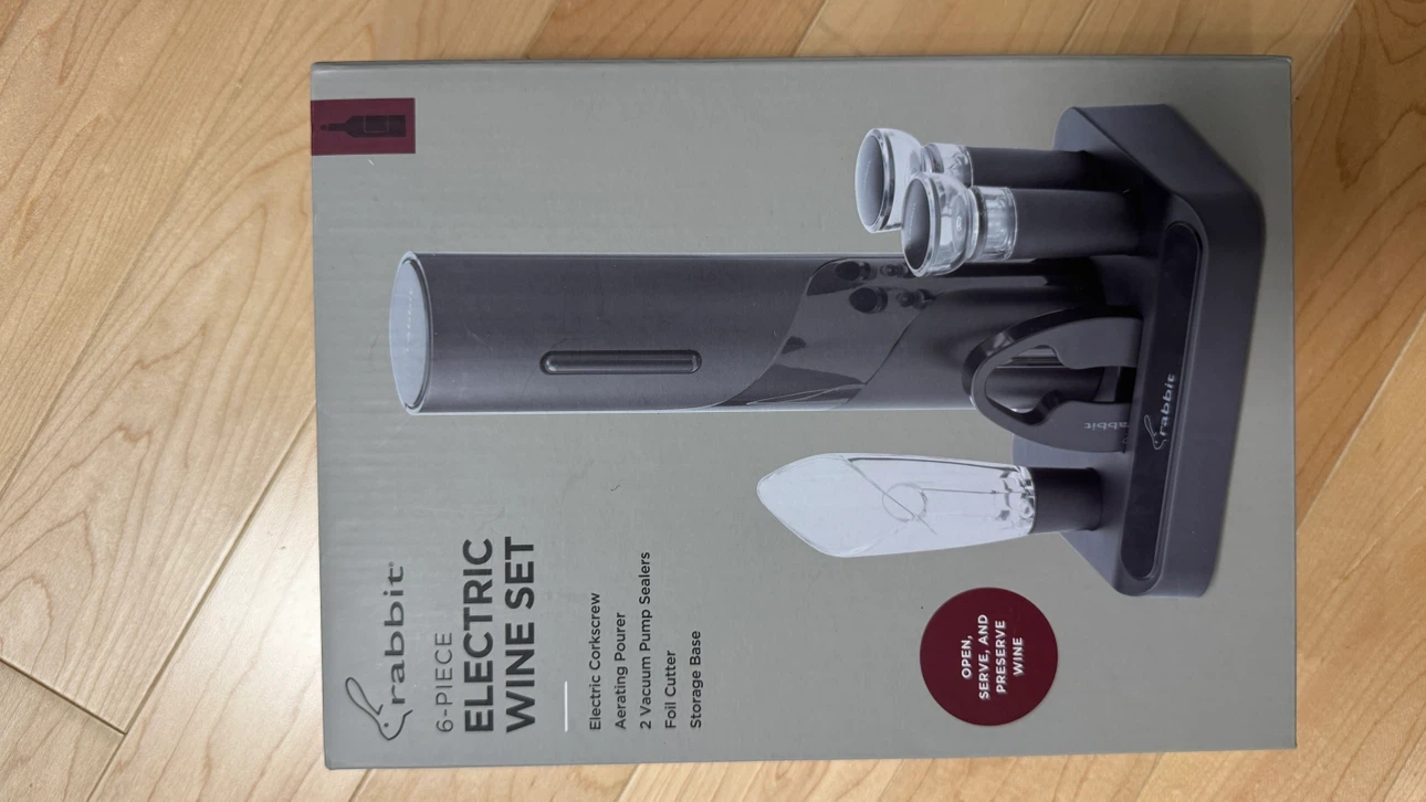 Rabbit 6-Piece Electric Wine Set