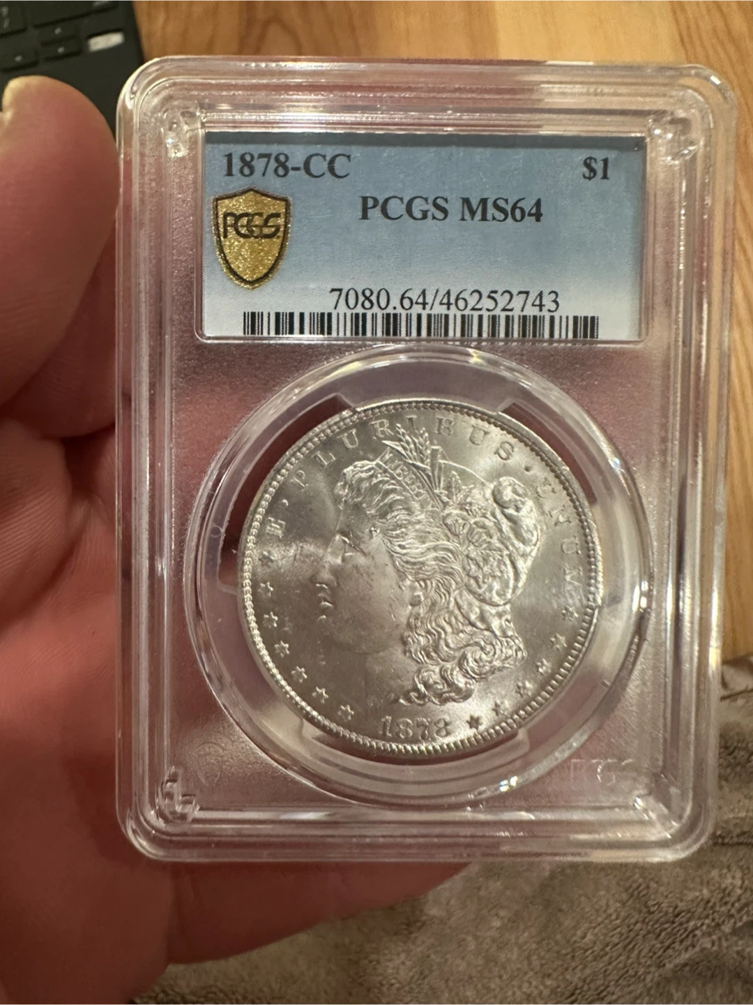 1878-CC Morgan Silver Dollar PCGS MS64