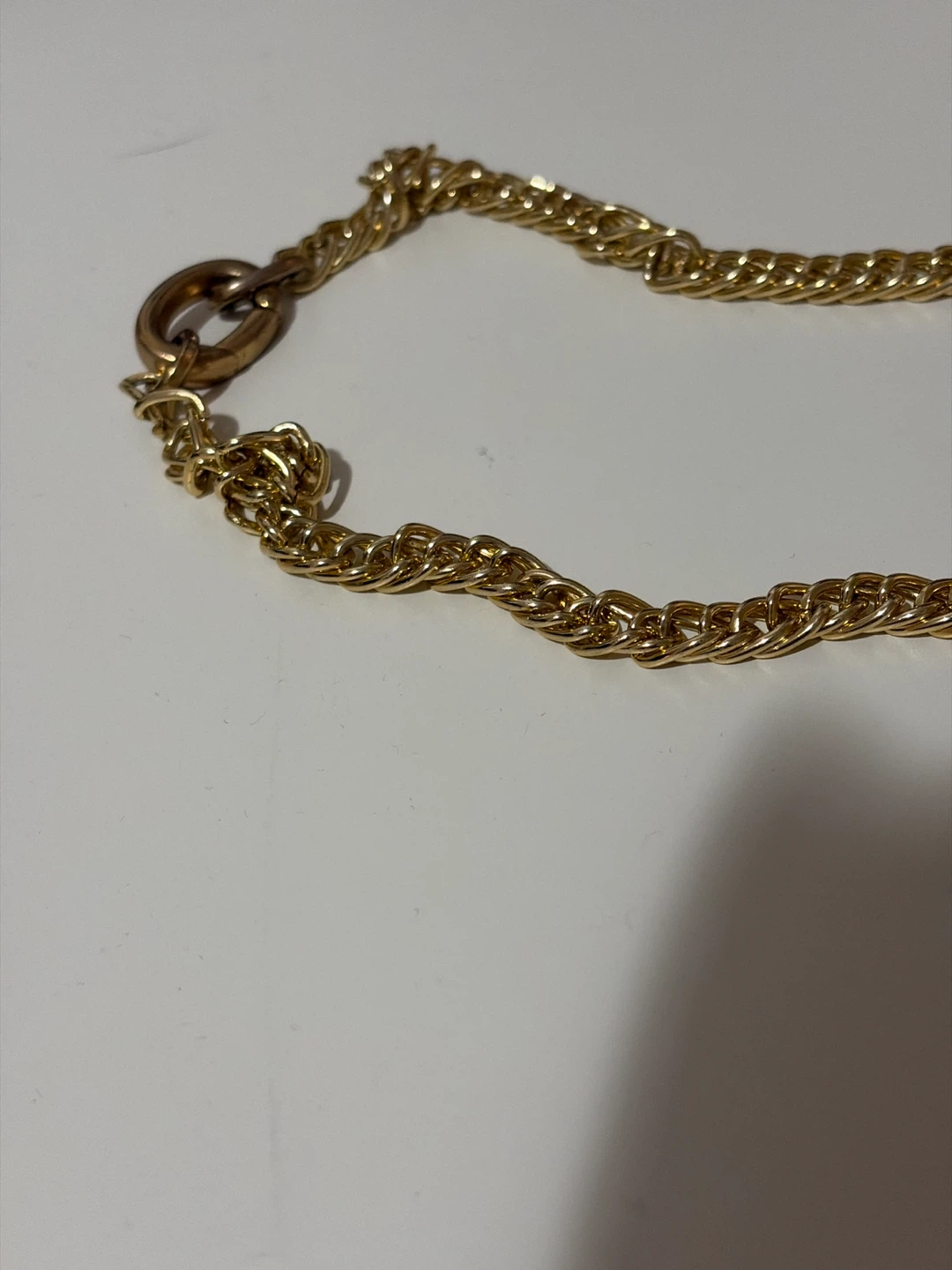 Gold Tone Chain Necklace - photo 2