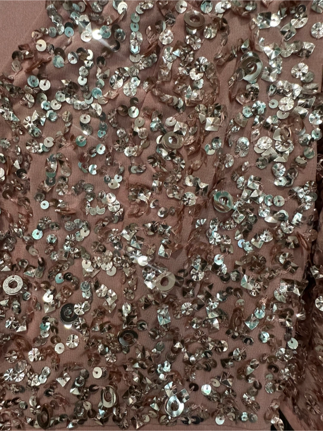 Maya Dusty Rose Sequin Capelet Maxi Dress - photo 3