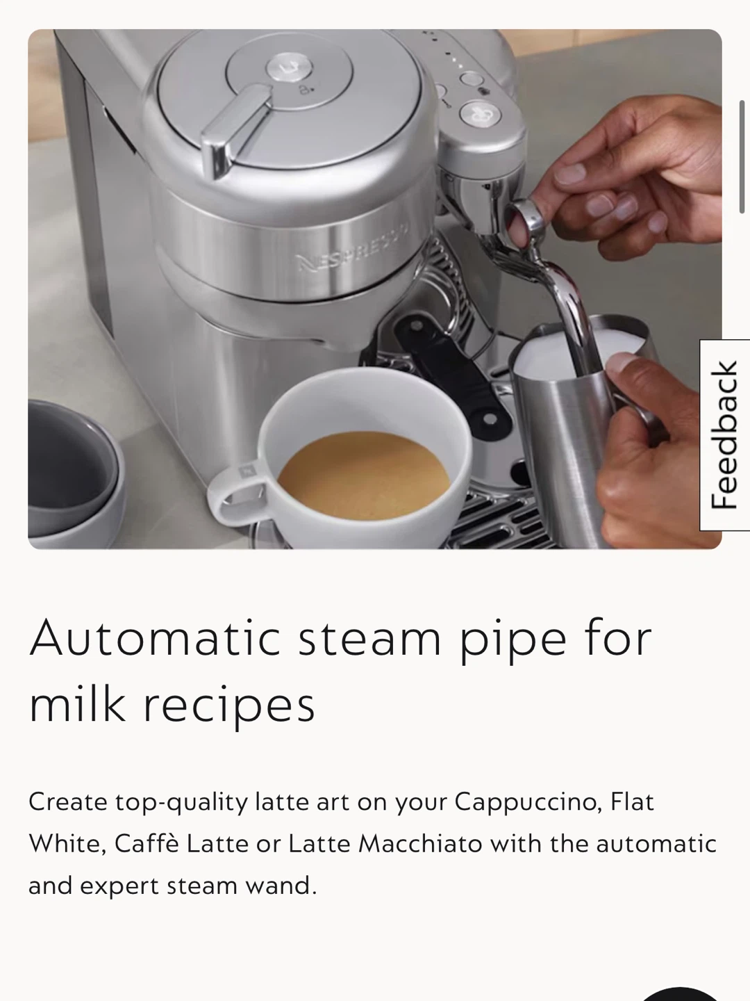 Nespresso Vertuo Creatista Coffee Machine - photo 4