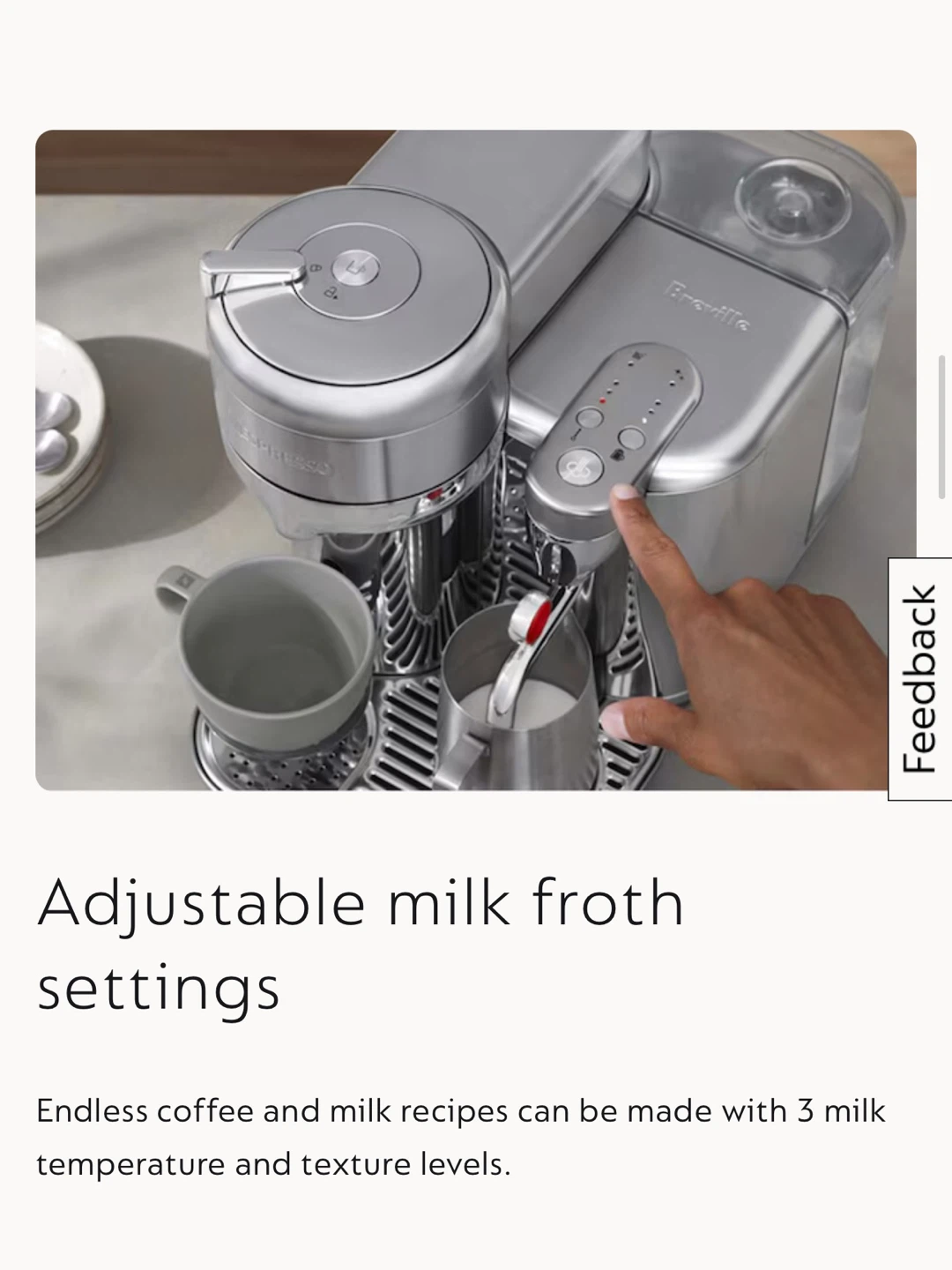Nespresso Vertuo Creatista Coffee Machine - photo 5