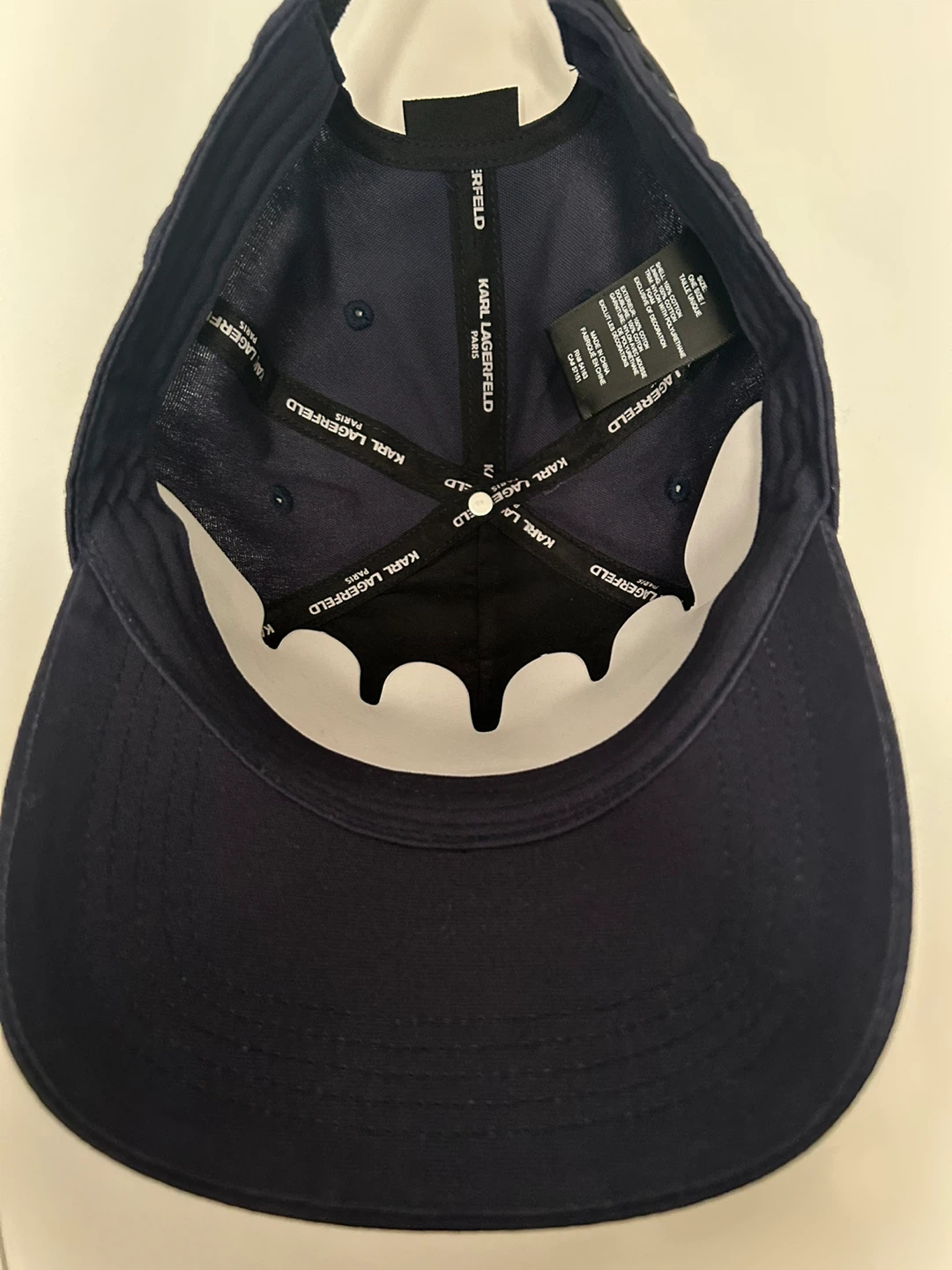 Karl Lagerfeld Navy Baseball Cap - photo 3