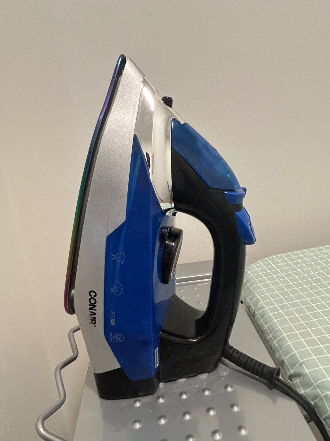 Conair Iron, ironing board, mop, scrub brush, and drying rack - photo 2