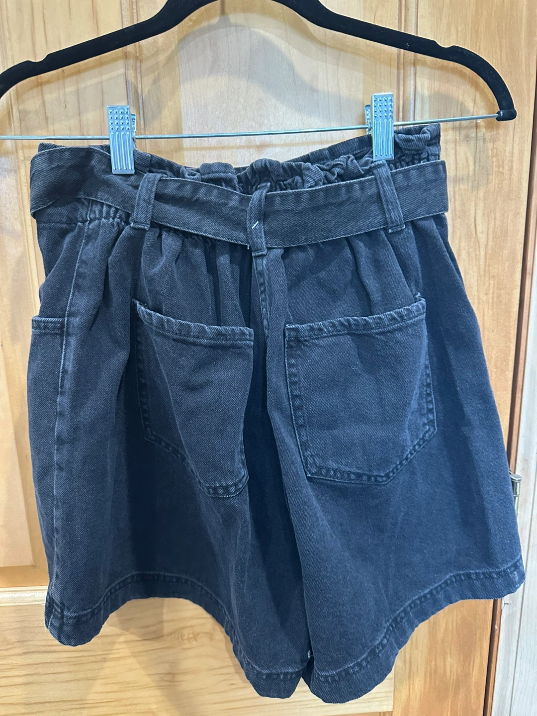 Black Denim Shorts - NEW - photo 2