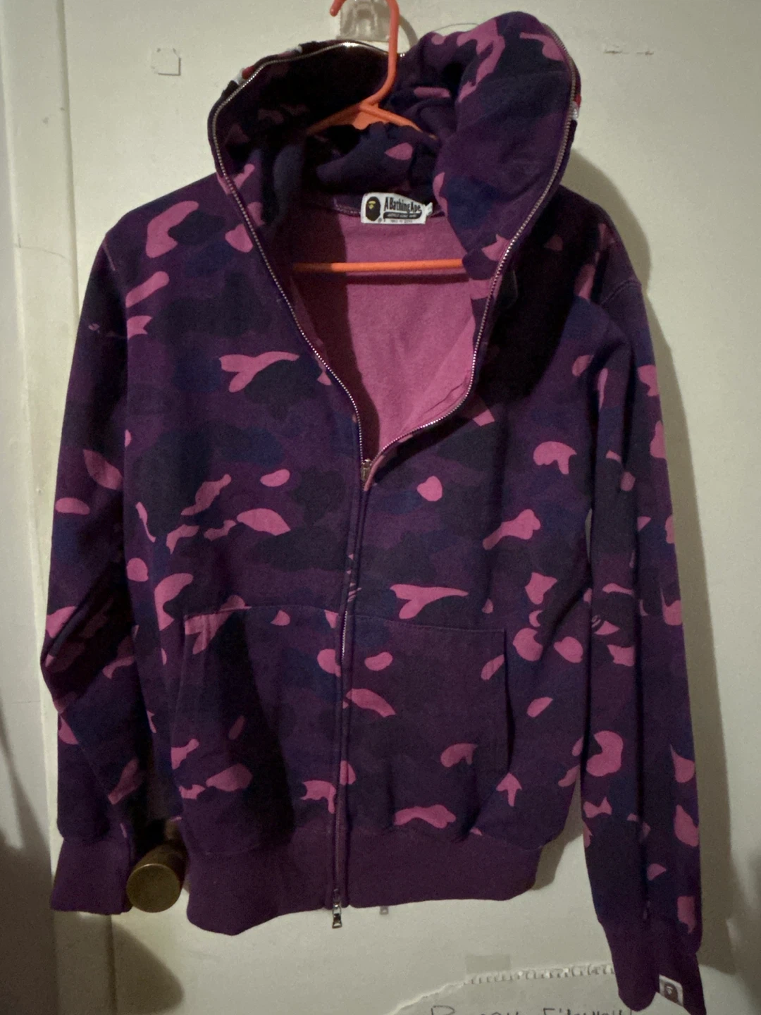 BAPE Purple Camo Full Zip Hoodie
