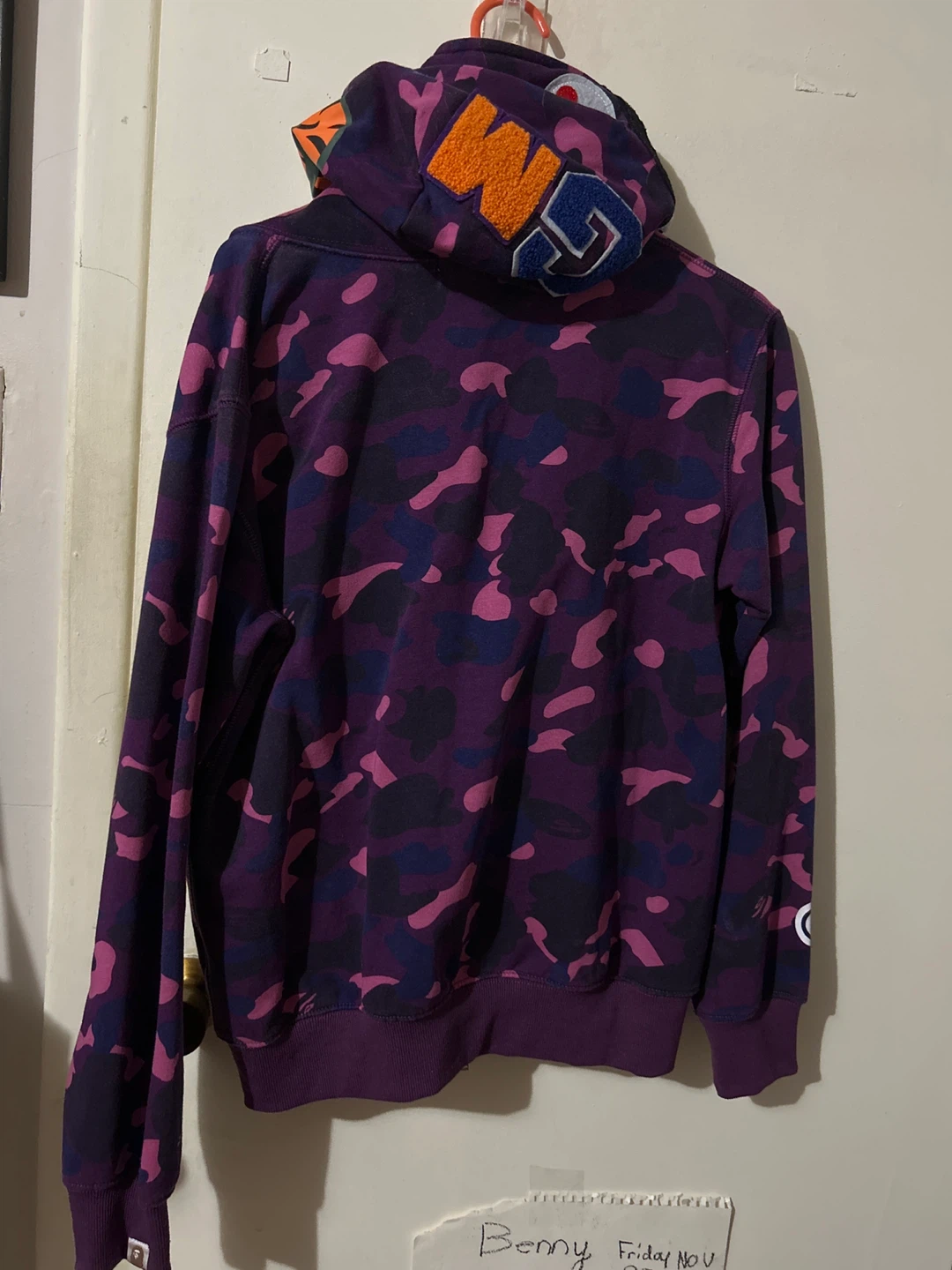 BAPE Purple Camo Full Zip Hoodie - photo 2