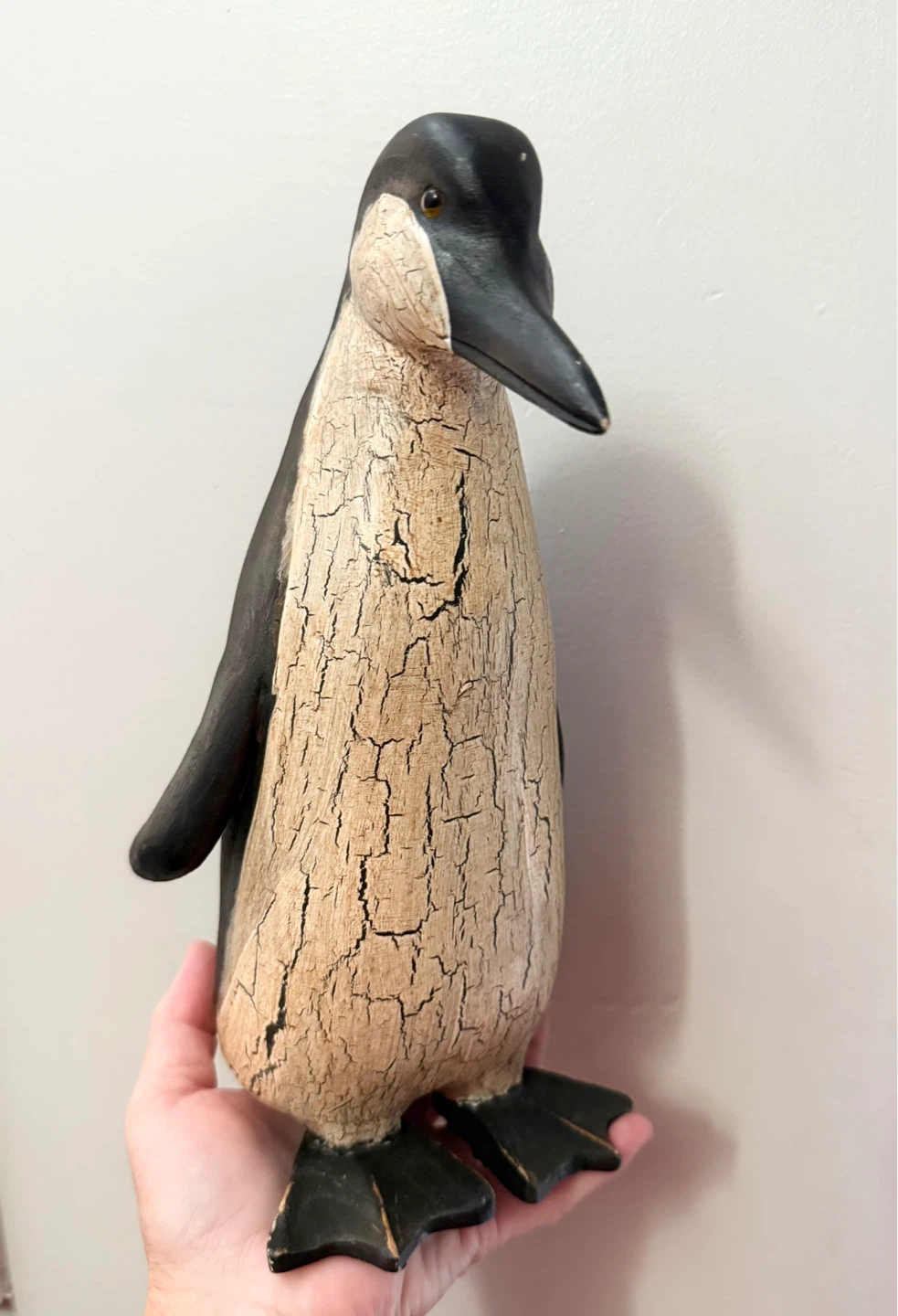Wooden Penguin Figurine - photo 4