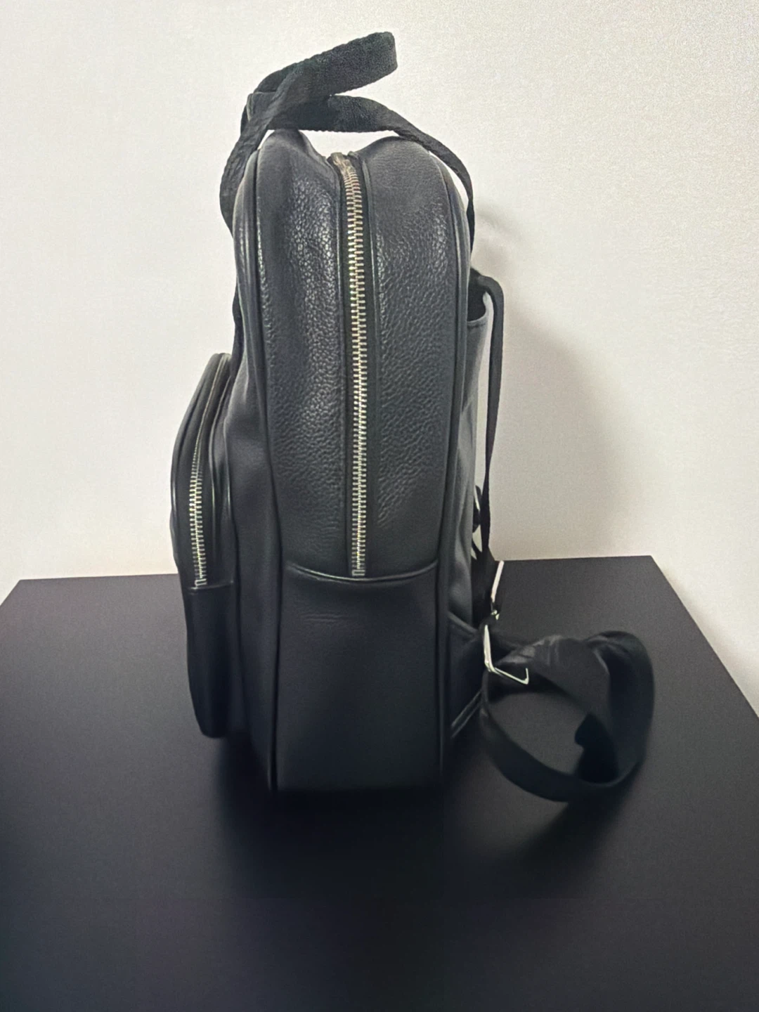 Calvin Klein Black Faux Leather Backpack - photo 4