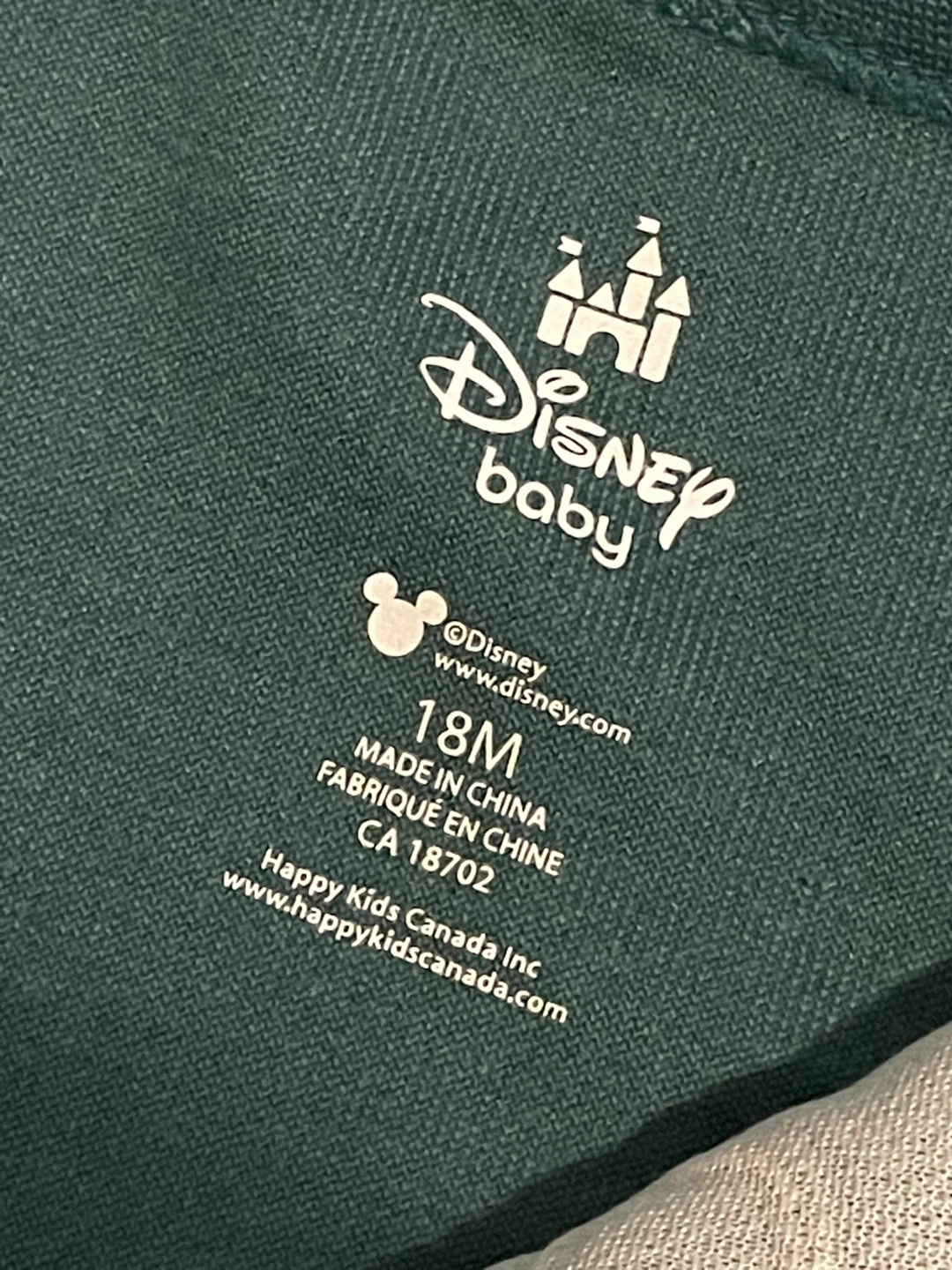 NWT Christmas Disney fleece Baby Sleepers 18M - photo 3