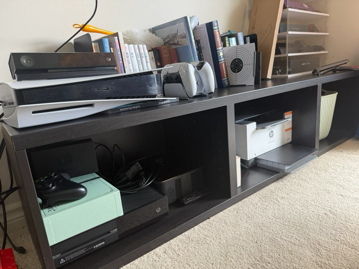 IKEA BESTÅ TV bench, black-brown - photo 2