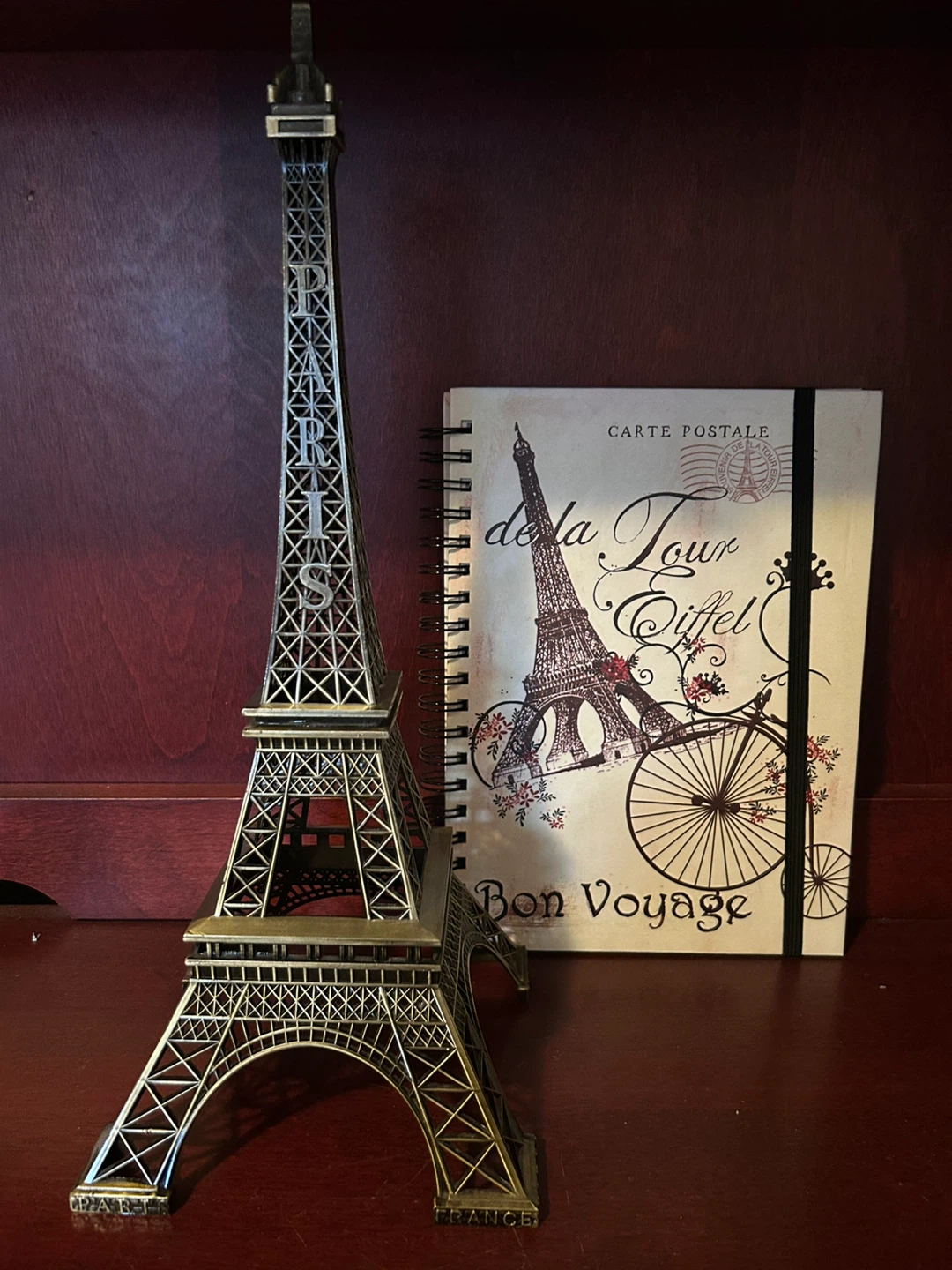 "Bon Voyage" Journal and Eiffel Tower