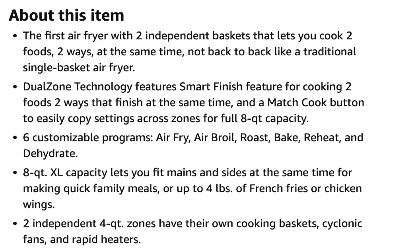 Ninja Foodi 8-qt. XL Air Fryer with 2 Baskets - photo 5