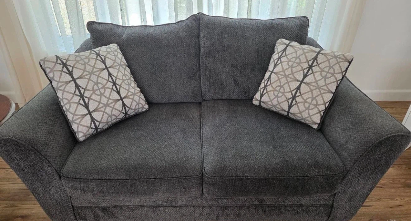 3&2 Seater Sofa with Decorative Pillows- $400 - photo 3