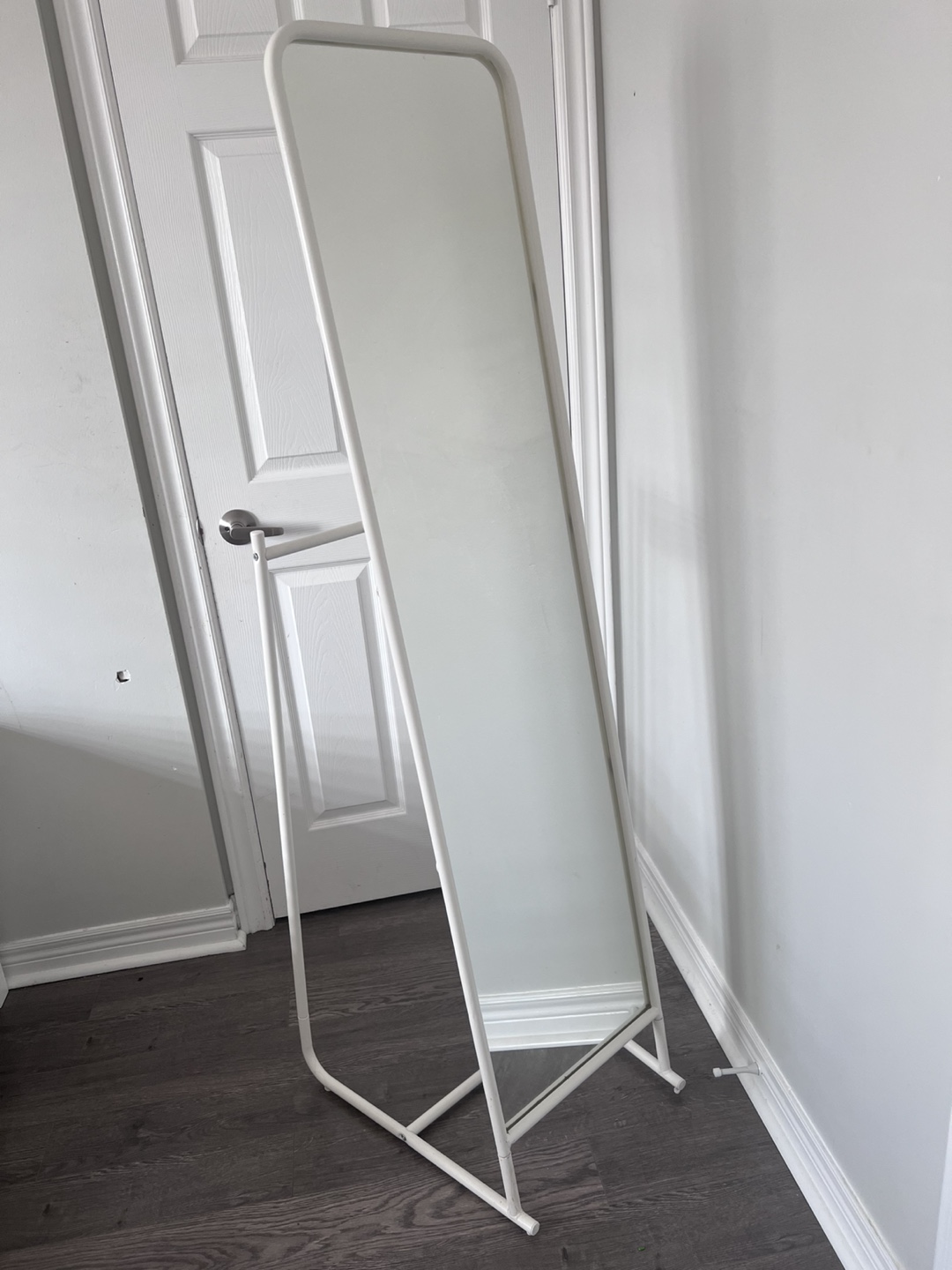 IKEA KNAPPER Standing Mirror White - photo 3