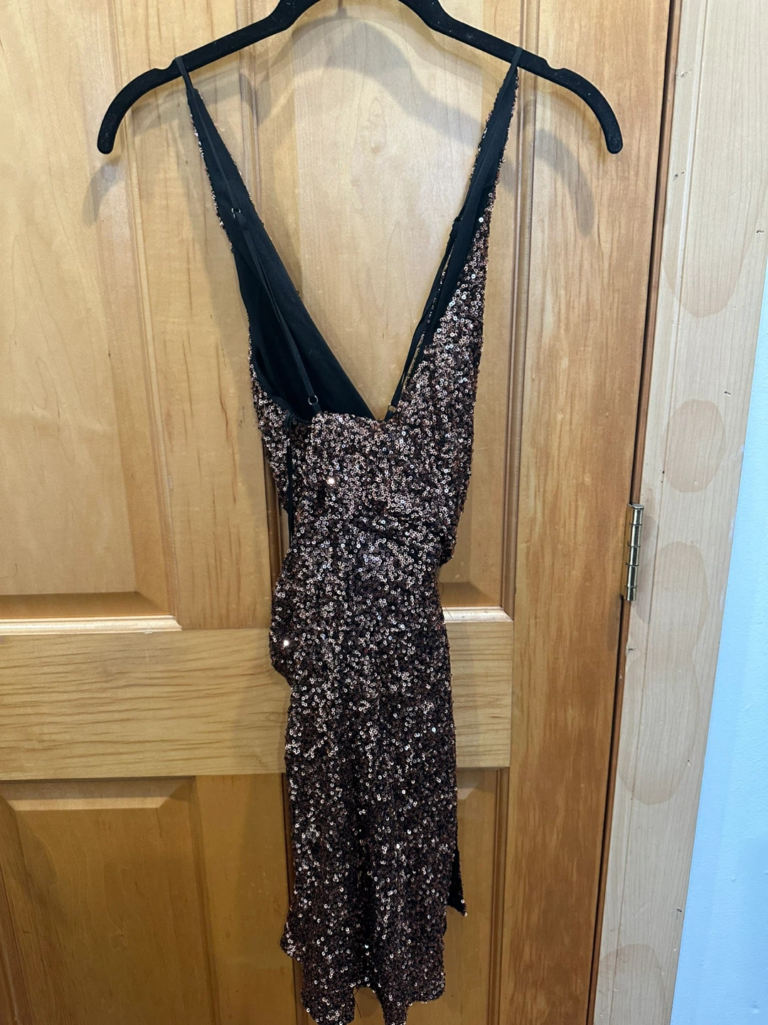 ASTR The Label Sequin Twist Front Mini Dress - photo 2