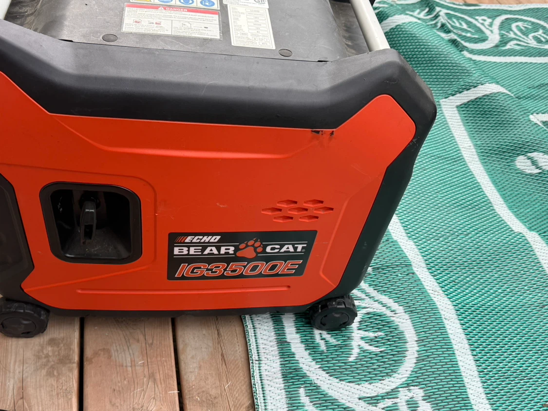 Echo Bear Cat IG3500E Generator - photo 4