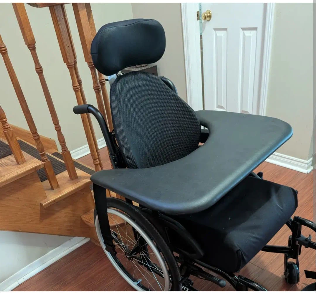 Whitmeyer Wheelchair with Tray and Headrest - photo 5