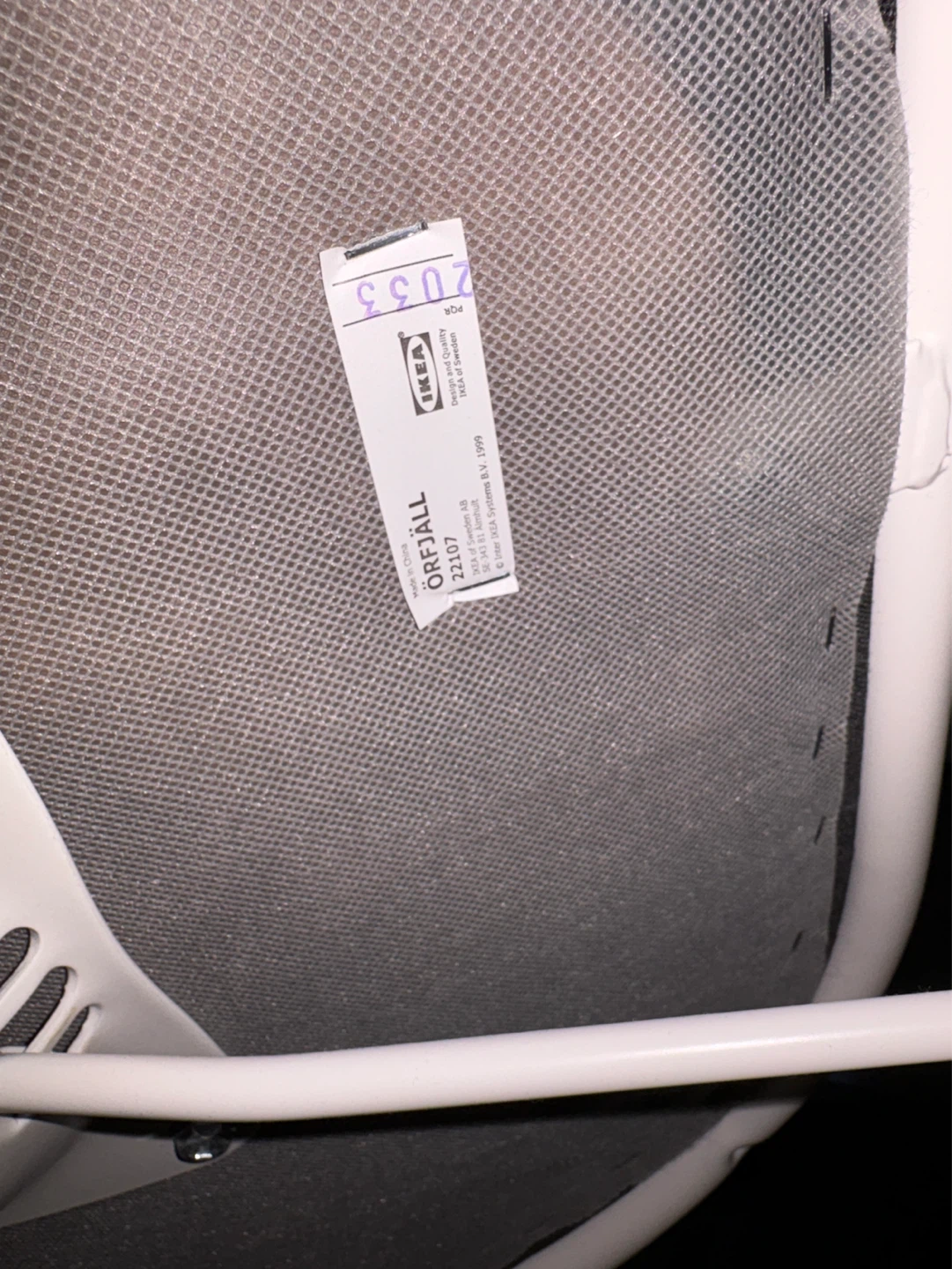 IKEA ÖRFJÄLL Swivel Chair - Black/White - photo 3