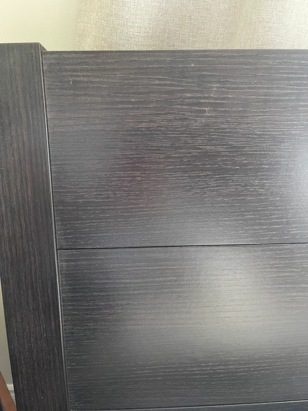 IKEA Dark Wood Bed Frame - photo 4