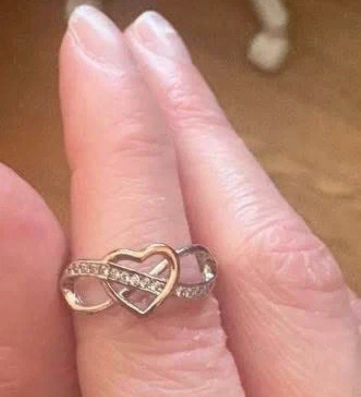 925 Sterling silver rings-Size 6, Both together for $10 - photo 2
