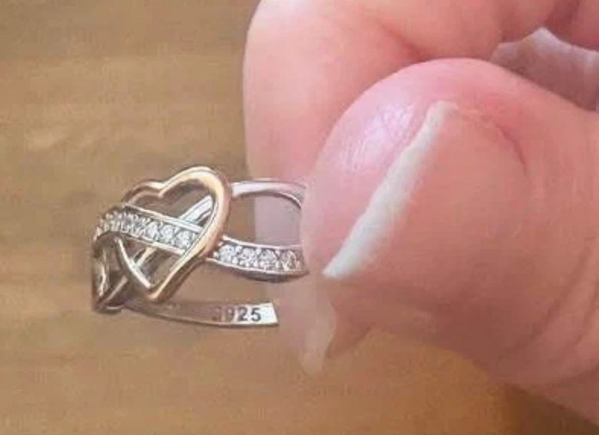 925 Sterling silver rings-Size 6, Both together for $10 - photo 3