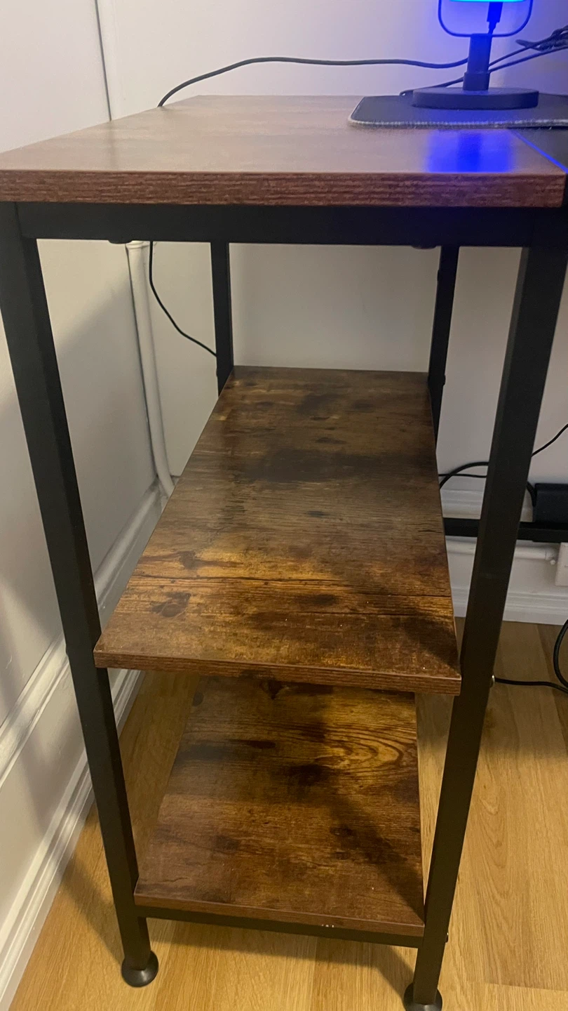 Computer Desk with Shelves - photo 2