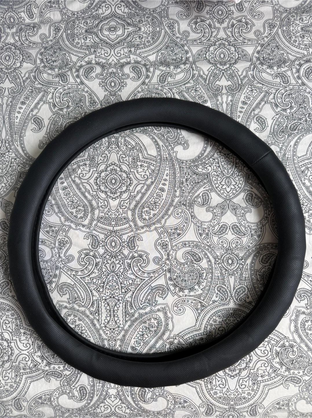 Black Steering Wheel Cover
