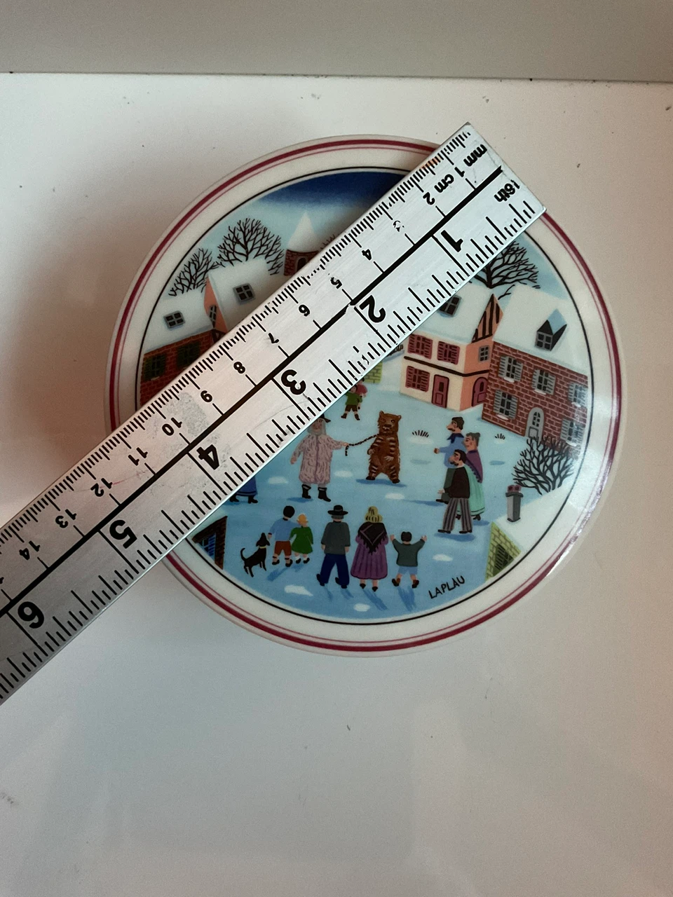 Vintage Villeroy & Boch Design Naif Gérard Laplau Trinket Box - photo 4