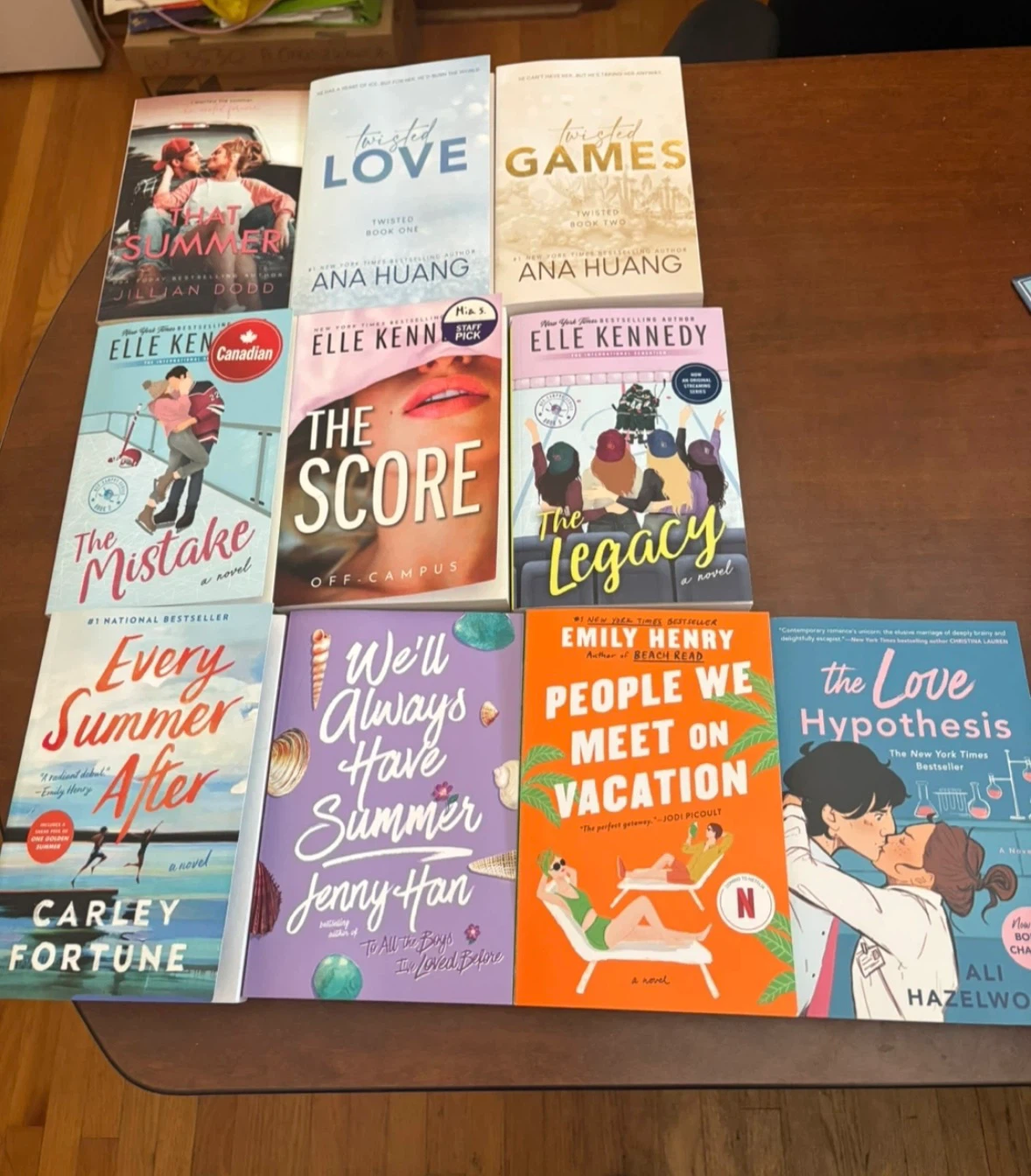 Romance books (All read once) ($5 each or all together for $15)