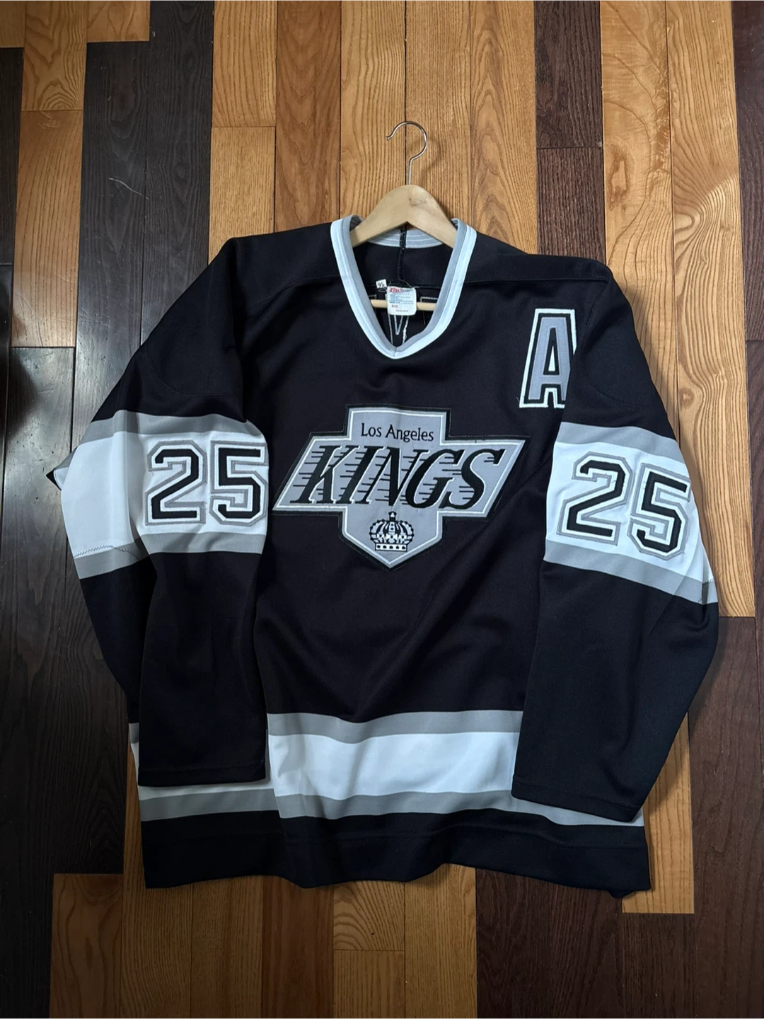 Vintage Los Angeles Kings jersey 1992 Kevin Stevens #25 NHL CCM