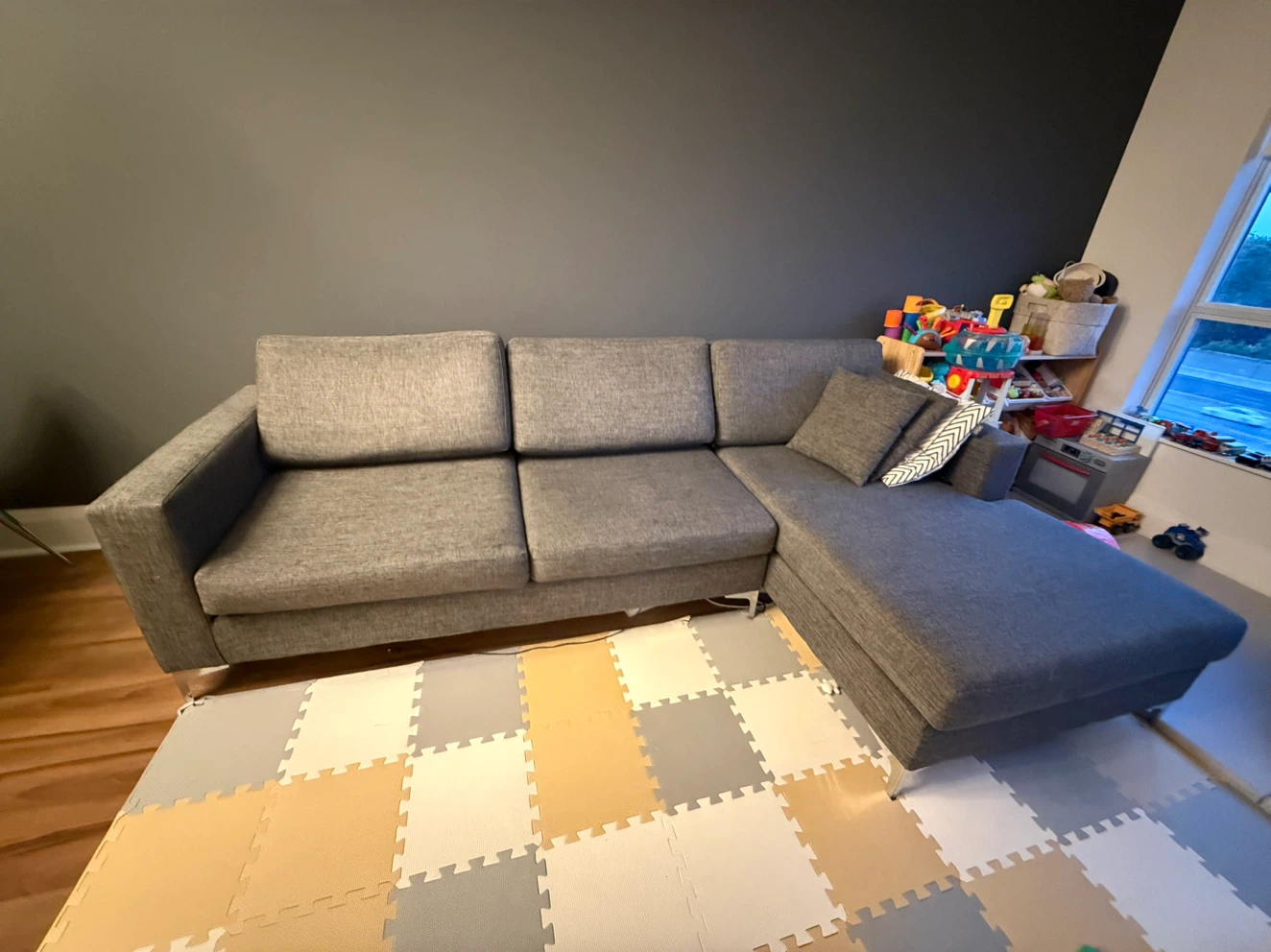Grey Sectional Sofa