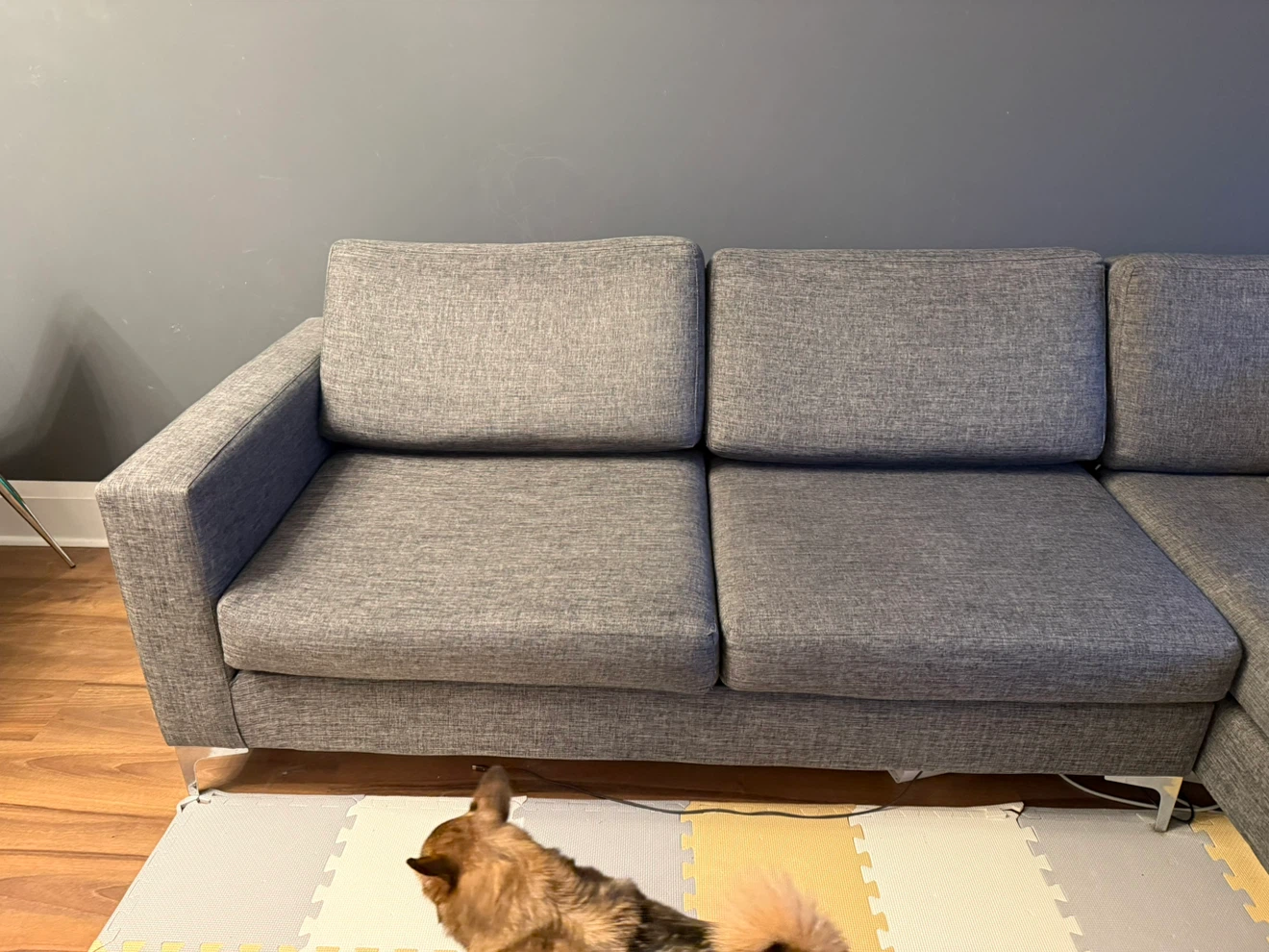 Grey Sectional Sofa - photo 3