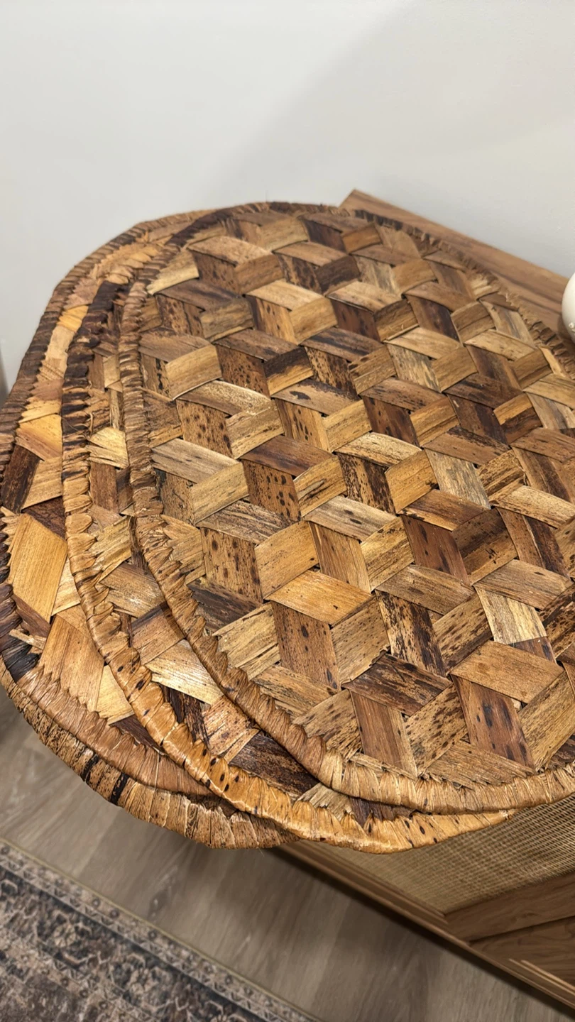 Woven Placemats Set From Philippines 10 pcs