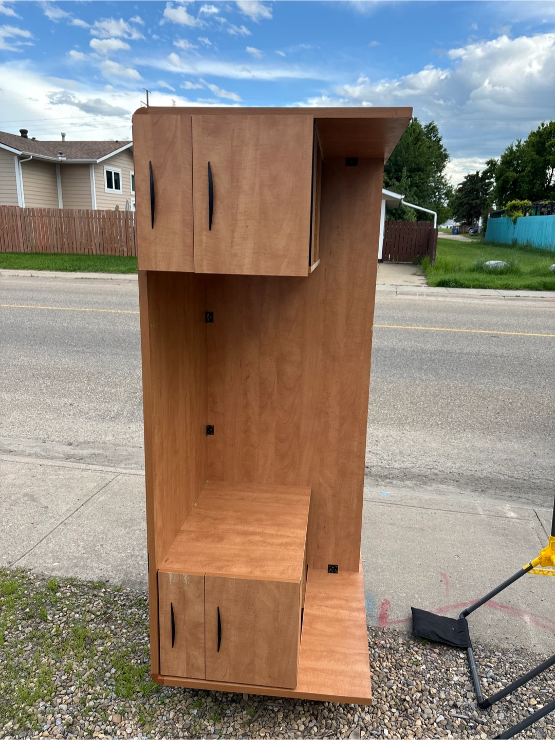 Wooden office desk
