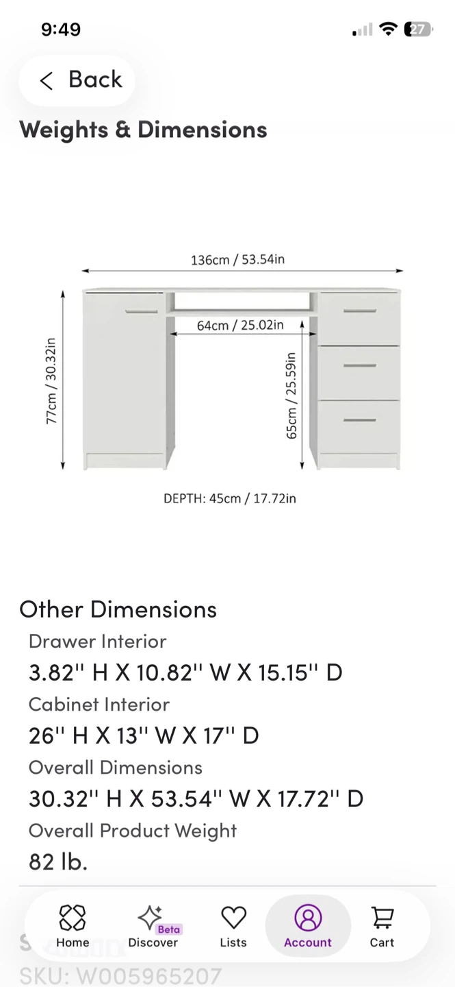 Dark Brown Computer Desk with Drawers and Storage - photo 2