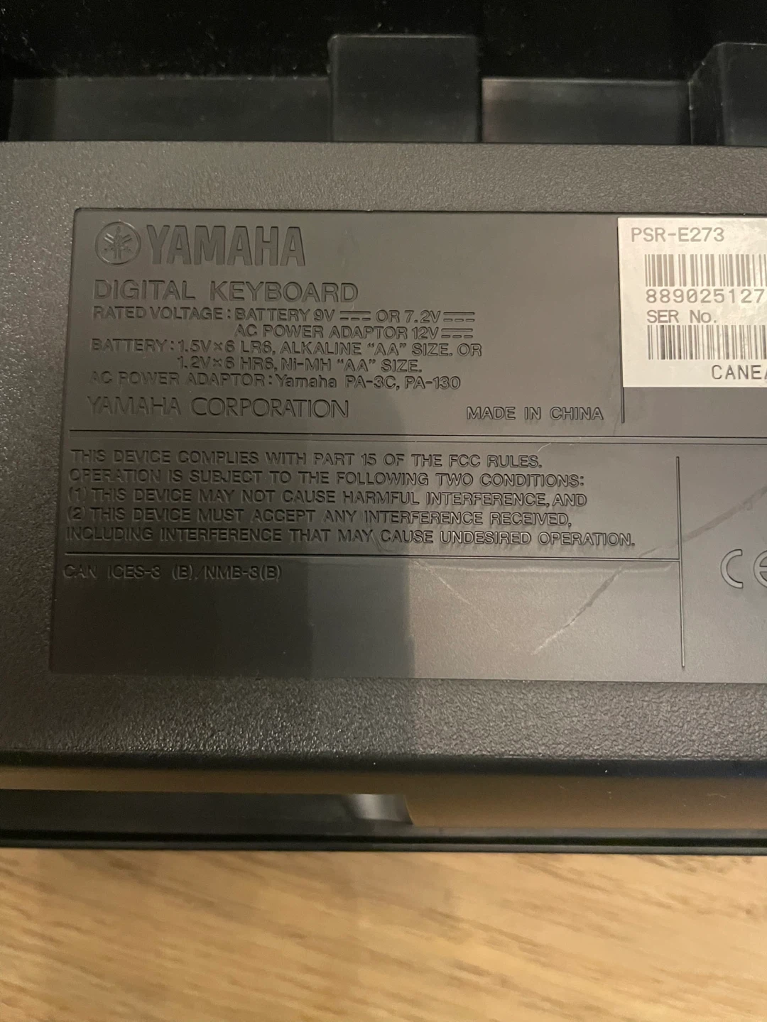 Yamaha PSR-E273 Digital Keyboard - photo 2