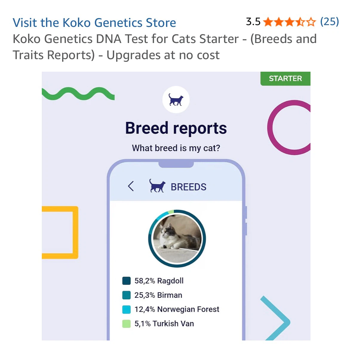 Koko Genetics DNA Test for Cats Starter Kit - photo 3