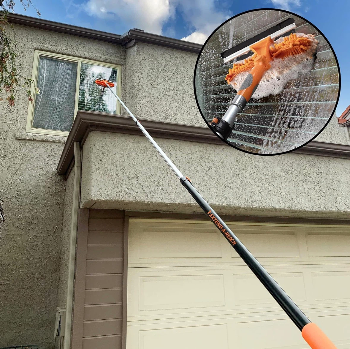 EXTEND-A-REACH 4-12 Ft Window Washing Kit with Extension Pole - photo 2