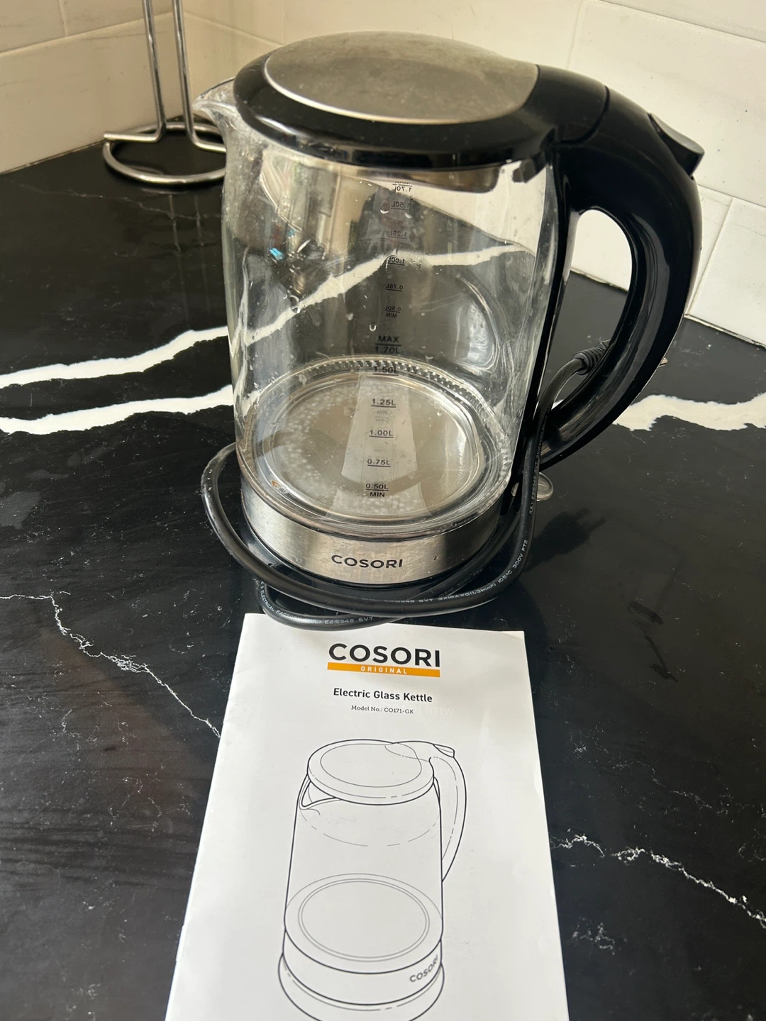 Cosori Electric Glass Kettle and Cuisinart Saucepan - photo 2
