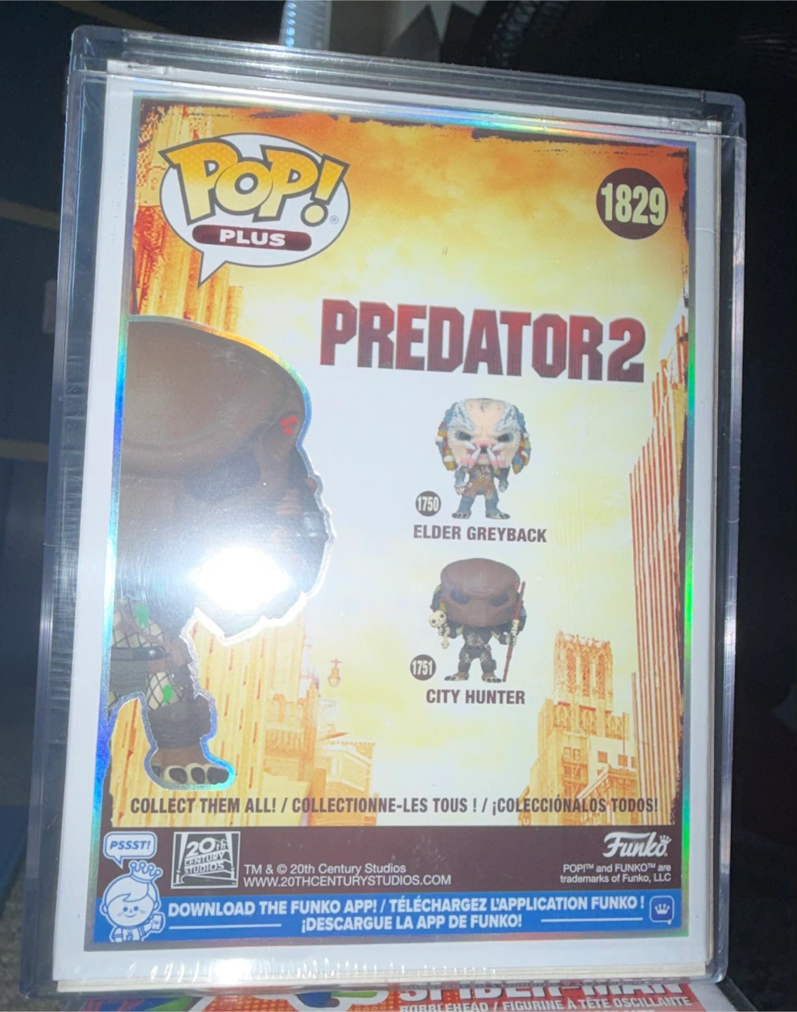 Funko Pop! Predator 2 City Hunter Vinyl Figure #1829 - photo 3
