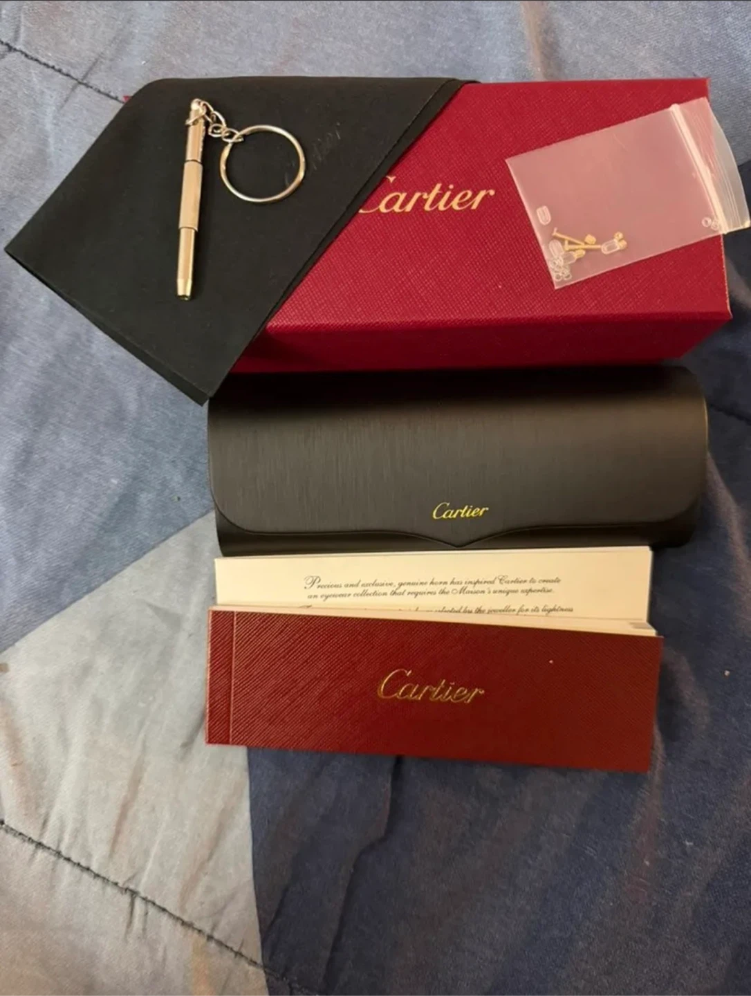Cartier Sunglasses Blue Gradient Rimless - photo 3