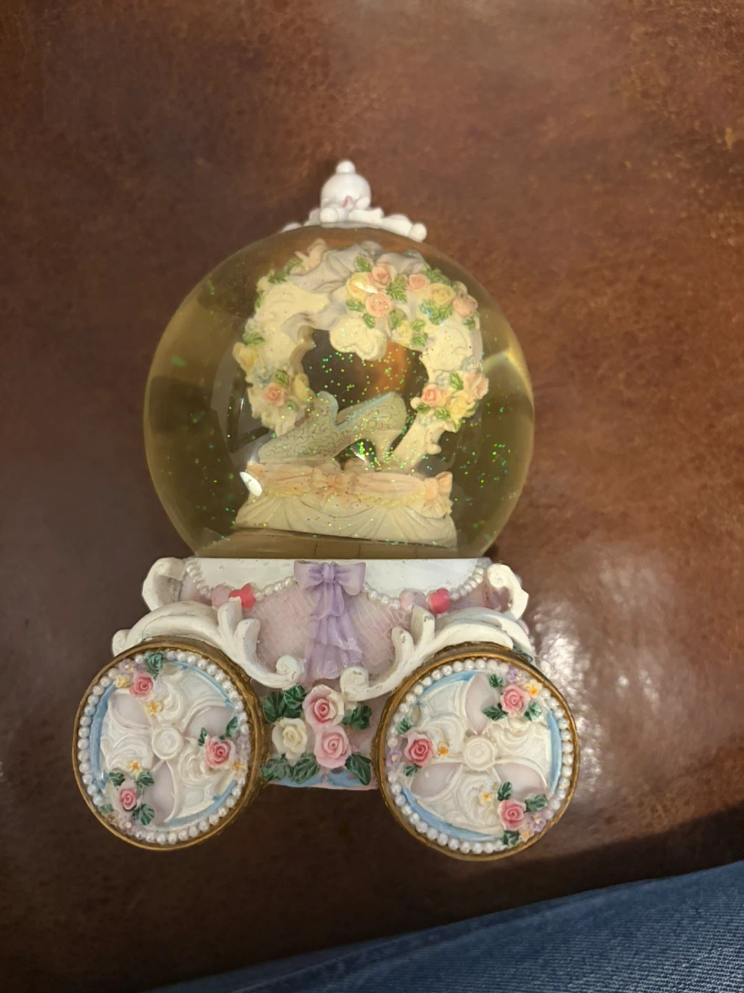 Vintage Secret Treasures Musical Snow Globe
