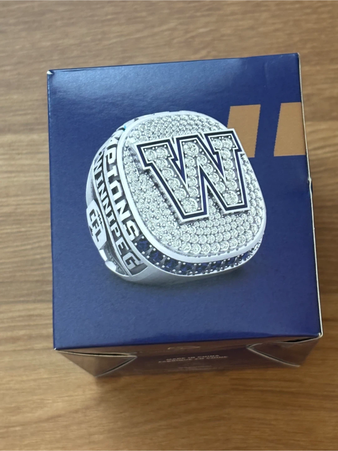 NEW Winnipeg Blue Bombers Championship Replica Ring - photo 2